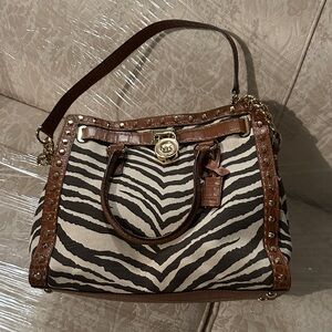 Michael Kors White Drawstring Tote